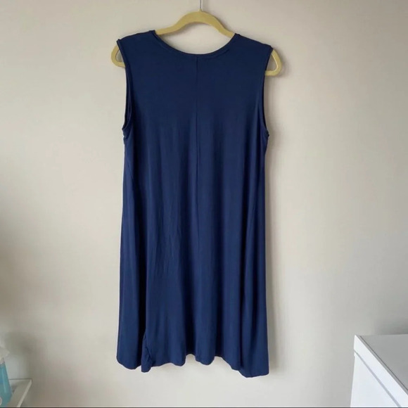 NWOT Style & Co Sleeveless Stretch Tent Draped Dress - Picture 2 of 10